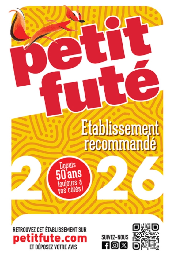 Recommandé par le guide Petit Futé 2026!